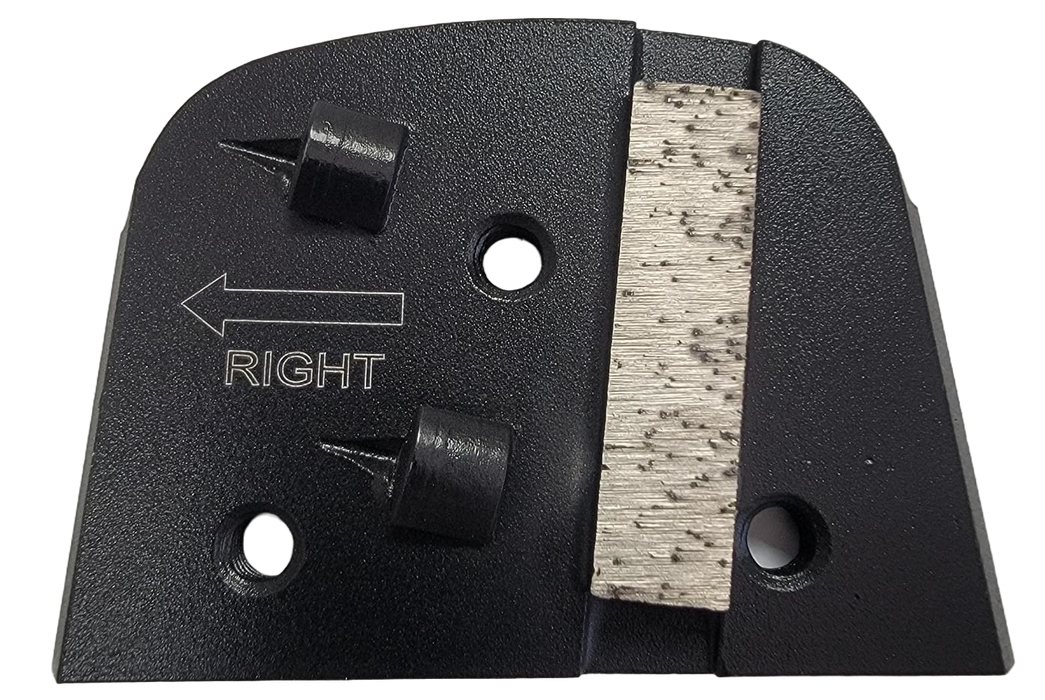 Double PCD with wear bar Lavina trapezoid - Right