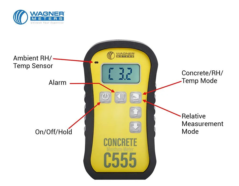 Wagner Orion C555 Concrete Moisture Meter
