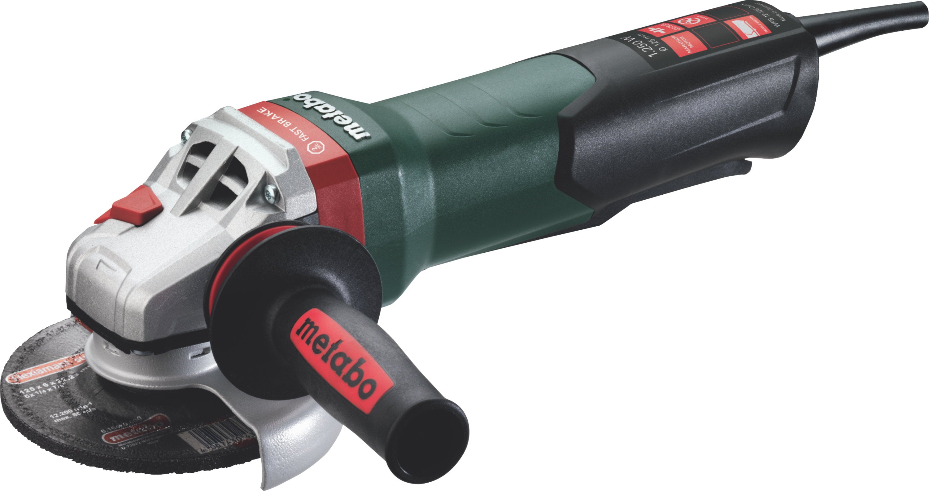 Metabo 5" Angle grinder WEV 15-125 HT