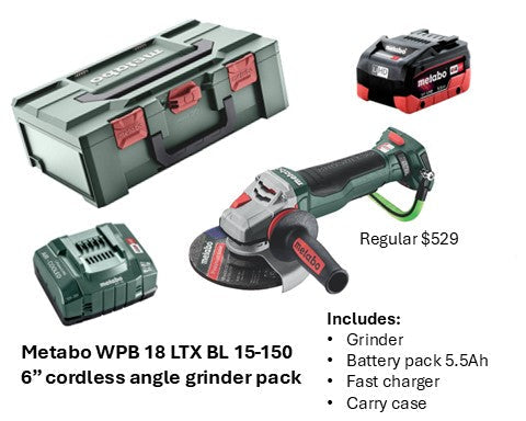 Pinza de sujecion Metabo, 6 mm con tuerca de sujecion hexagonal